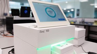 Image of Illumina iSeq 100 in the lab